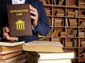 EXTRADITION LAW book`s title. ExtraditionÃÂ is an action wherein one jurisdiction delivers a person accused or convicted of